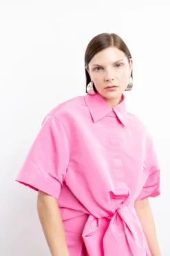 Tie Me Up Button-Down Shirt