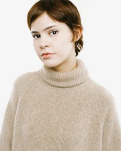 Turtleneck Raglan Sweater
