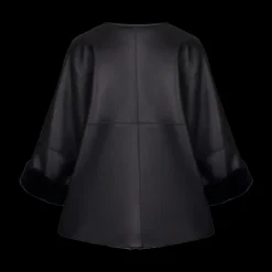 V-Neck Shearling Jacket