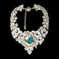 YSL Silver Diamante Necklace